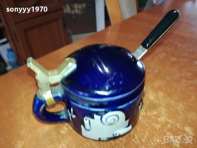 ЗАХАРНИЦА С ЛЪЖИЧКА ОТ ГЕРМАНИЯ 1403240948, снимка 4 - Антикварни и старинни предмети - 44757311