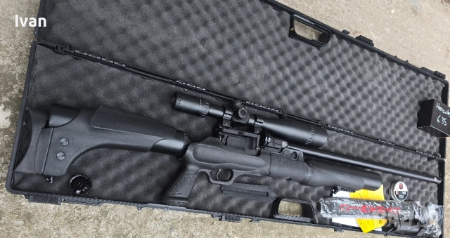 Въздушна пушка PCP Hatsan Hercules 666 6,35мм, снимка 8 - Въздушно оръжие - 52559929