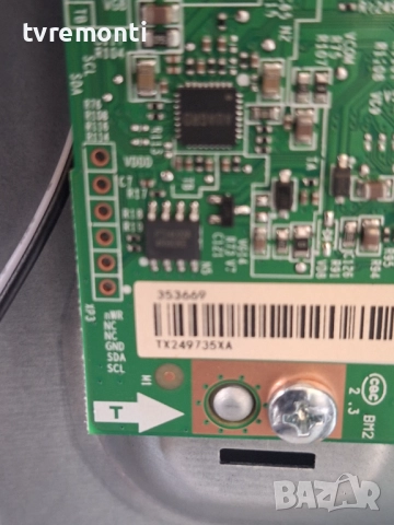 TCon BOARD,RSAG7.820.12570/ROH , за 55-инчов телевизор HISENSE Модел 55E7NQ , с дисплей HD550H1U51-T, снимка 3 - Части и Платки - 52184959