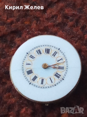 Механизъм с циферблат от стар ръчен часовник 47666, снимка 6 - Мъжки - 52260874