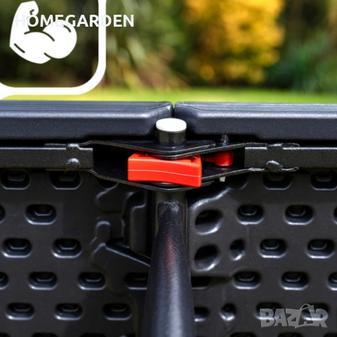 Сгъваема пейка за кетъринг 180 см - здрава и лесна за пренасяне - идеална за големи събития , снимка 2 - Градински мебели, декорация  - 53673978