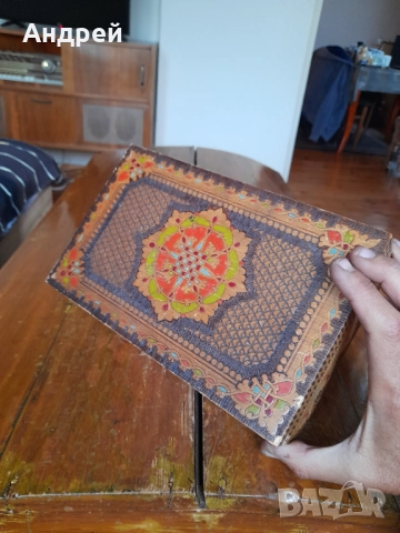 Стара дървена кутия #11, снимка 6 - Други ценни предмети - 52171783