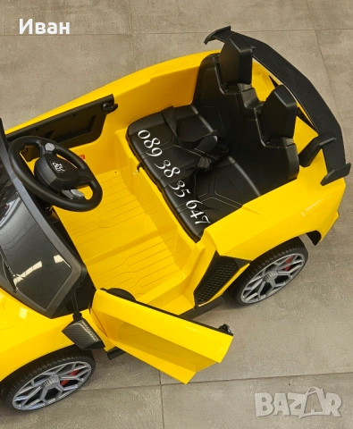 ТОП ЦЕНА!НОВО!Акумулаторна кола Chiara/LAMBORGHINI с 12V батерия,USB, снимка 9 - Електрически играчки - 52215783