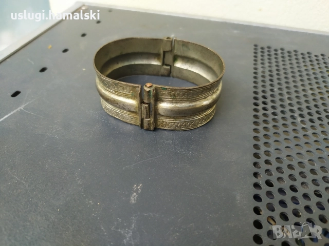 Стара/възрожденска сребърна гривна, снимка 1