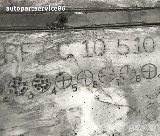 Капак на двигателния ремък за Mazda 6 2.0D (2002-2007) RF5C10510