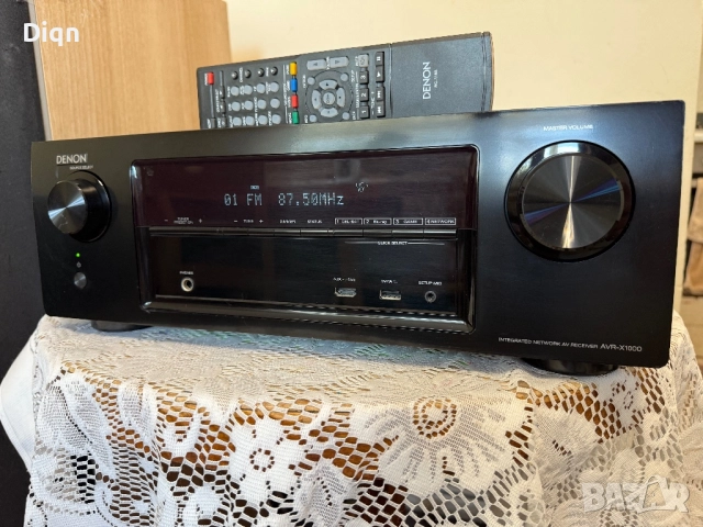 Denon AVR-X1000 , снимка 2 - Ресийвъри, усилватели, смесителни пултове - 51539126