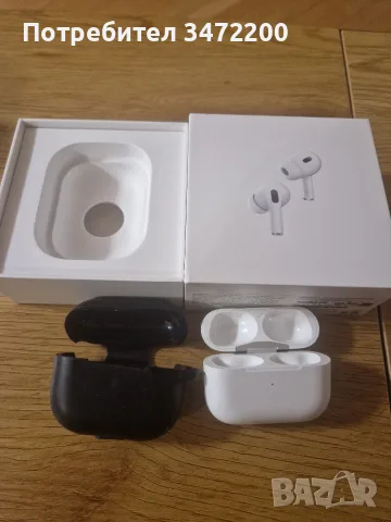 Оригинална кутия и зарядно за Apple AirPods Pro 2nd Gen + ПОДАРЪК калъф, снимка 3 - Безжични слушалки - 56238000