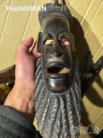 Африканска маска - Буда - Гаруда, снимка 12 - Антикварни и старинни предмети - 53295018