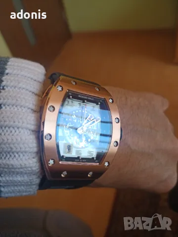 Richard mille RM 030 automatic mechanical watch gold Ричард Майли автоматичен механичен часовник , снимка 2 - Други - 48989617