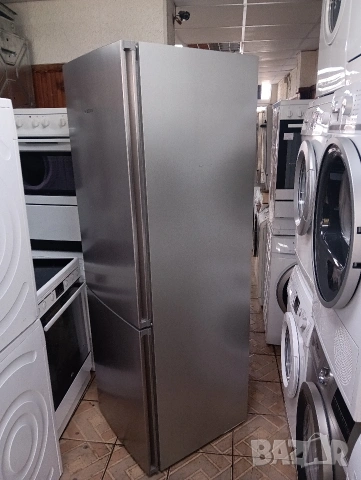 Иноксов комбиниран хладилник с фризер Бош Bosch Total No Frost A+++ 2 години гаранция!, снимка 2 - Хладилници - 53689829