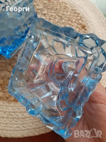  Джудже -стъклена   ретро захарница,бомбониера, снимка 11 - Декорация за дома - 40096028