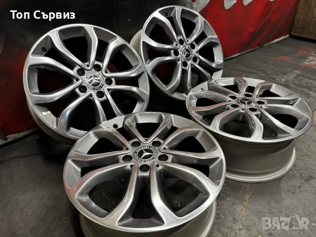 Оригинални алуминиеви джанти за Мерцедес (Mercedes), 17 цола, 5х112, снимка 3 - Гуми и джанти - 56184553