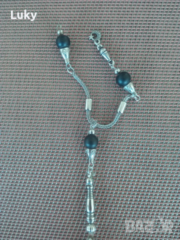 Красива и стилна,колекционерска броеница., снимка 3 - Антикварни и старинни предмети - 51792530