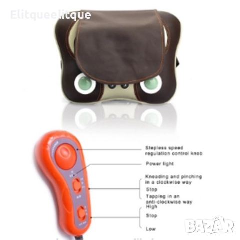 Масажна възглавница загряваща TV84, снимка 3 - Масажори - 49858841