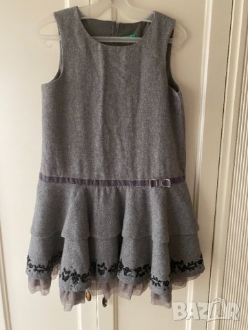 Детска зимна рокля/сукман Бенетон за 10/12години