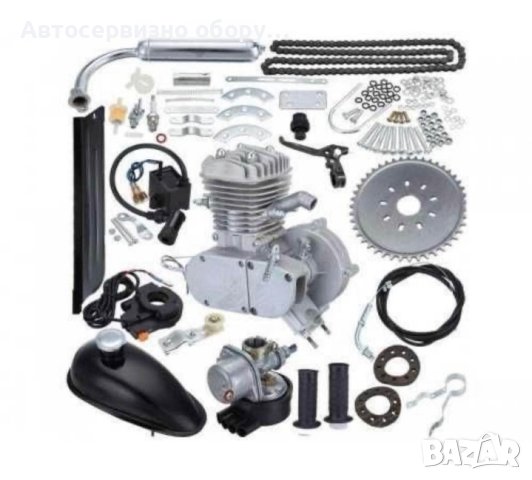 Бензинов вело двигател 80куб. за велосипед, снимка 1