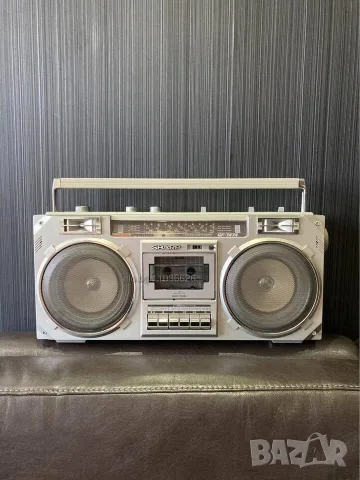 	SHARP GF-7474Z VINTAGE RETRO BOOMBOX радио касетофон, снимка 3 - Радиокасетофони, транзистори - 55896324