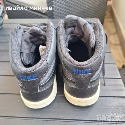 Nike court vision mid black, снимка 3 - Маратонки - 56153221