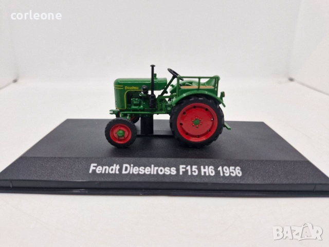 Fendt Dieselross F15 H6 трактор 1956 - мащаб 1:43 на Hachette моделът е нов в блистер, снимка 2 - Колекции - 53775024