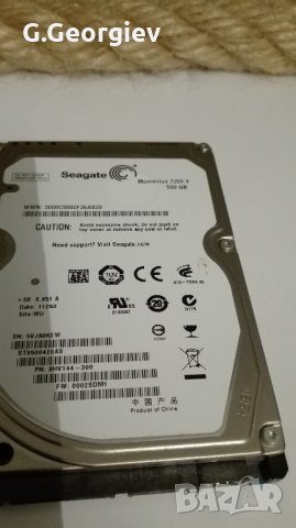 Хард диск Seagate 500 GB, снимка 12 - Твърди дискове - 41858386
