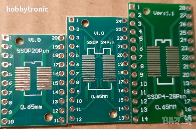 Преходни платки SOP8, SOT23-10,SOP14, SOP16, SOP20, SOP24, SOP28 към DIP, снимка 5 - Друга електроника - 35784594
