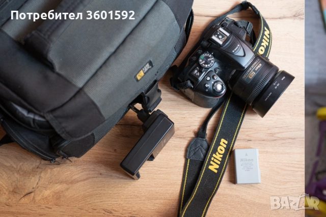 Nikon d5300 + Nikon AF-S DX 35mm f/1.8G, снимка 5 - Фотоапарати - 52287054