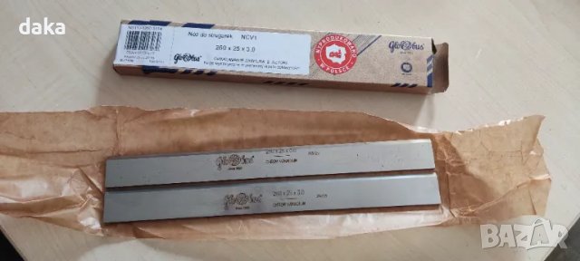 Абрихт ножове 260 мм, снимка 4 - Други машини и части - 50392270