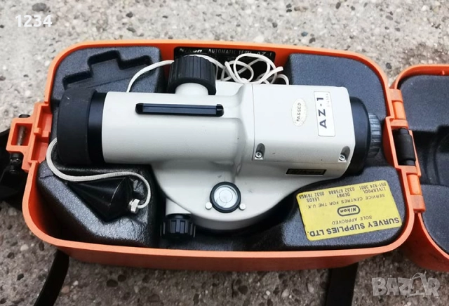 Японски оптичен автоматичен нивелир NIKON AZ-1 калиброван 22x, снимка 10 - Измервателни инструменти - 52058569