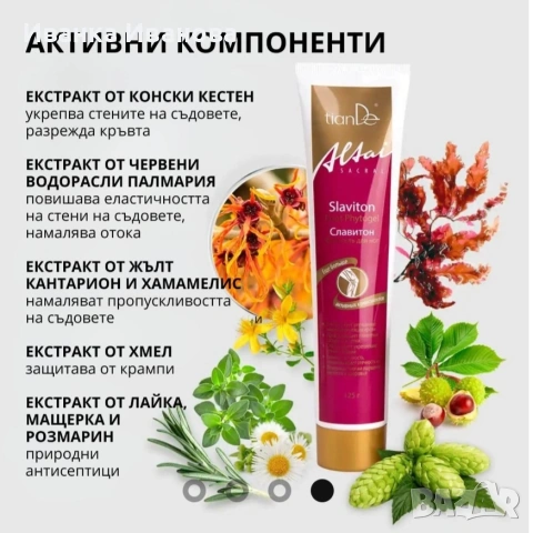 Фитогел за крака „Славитон“, 125 мл, снимка 2 - Козметика за тяло - 53514508