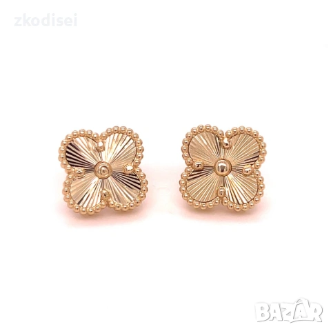 Златни обеци Van Cleef 5,88гр. 14кр. проба:585 модел:37761-3
