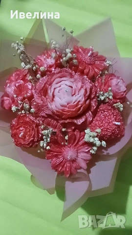 Восъчни ароматни букети, снимка 14 - Изкуствени цветя - 53328580