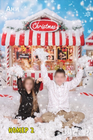 ГОЛЕМИ КОЛЕДНИ СТУДИЙНИ ФОНОВЕ 300х200 см., снимка 3 - Декорация за дома - 52465171