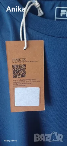 НОВА Мъжка тениска FILA L, снимка 5 - Тениски - 56219374