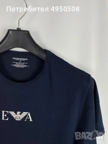 Мъжка спортна тениска с къс ръкав Emporio Armani, размер XL, снимка 2 - Тениски - 56132624