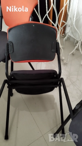 Стол - посетителски офис столове текстилна дамаска  4бр., снимка 8 - Столове за офис - 52108606