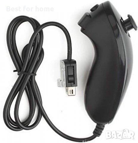 Wii Nunchuk Controller Черен, снимка 5 - Аксесоари - 39966071