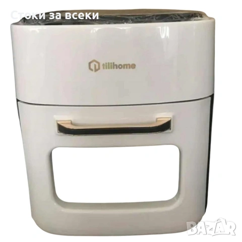 Електрически фритюрник с горещ въздух,обем 15л.,таймер + тъчскрийн, снимка 2 - Фритюрници - 53226092