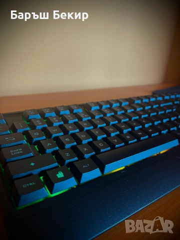 Геймърска клавиатура TRUST ZIVA – LED подсветка, снимка 2 - Клавиатури и мишки - 53132453