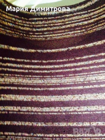 Красива рокля с бляскави асиметрични раета, снимка 8 - Рокли - 39193320