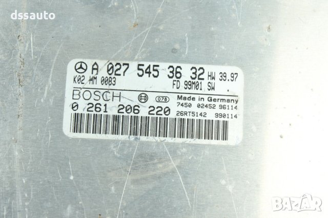 Компютър двигател Mercedes W210 S210 CLK C208 A208 C W202 A0275453632, снимка 2 - Части - 42318596