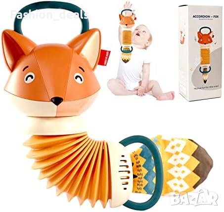 Нова Образователна Бебешка играчка Куче акордеон/Музикална  1,2,3+ години, снимка 1 - Образователни игри - 41395180