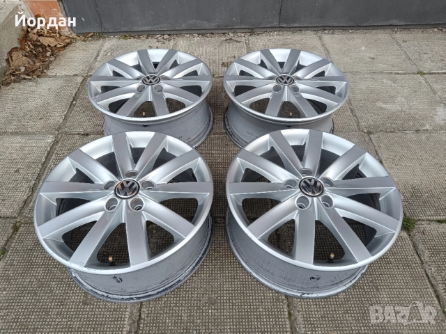 ОРИГИНАЛНИ джанти 17 'цола 5x112 7J ET54 VW Golf 6 / ФОЛКСВАГЕН Голф 6, снимка 3 - Гуми и джанти - 52914927
