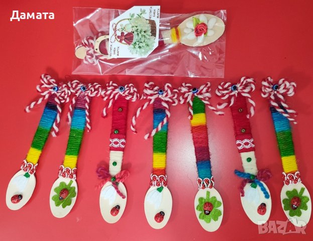 Мартенички и мартенски декорации , снимка 9 - Декорация за дома - 43942312