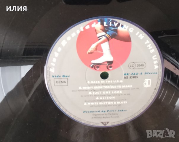 Linda Ronstadt – 1978 - Living In The USA(Asylum Records – AS 53085)(Country Rock,Soft Rock), снимка 5 - Грамофонни плочи - 44826805