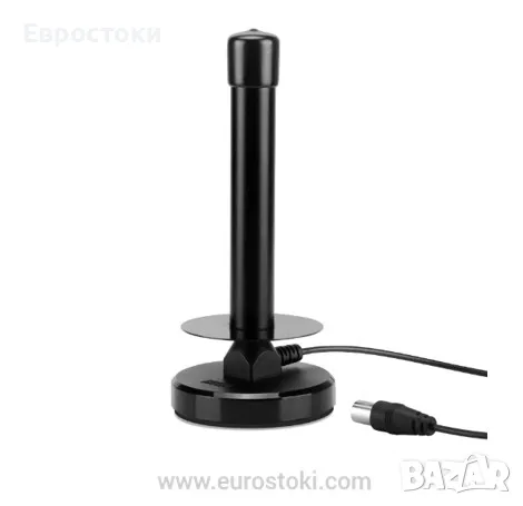 Преносима ТВ антена August DTA250, компактна телевизионна антена Freeview с магнитна основа, снимка 1