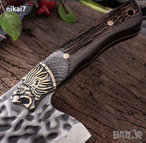 кухненски сатър масивен удобен за месо риба кълцане неръждаема стомана, снимка 7 - Аксесоари за кухня - 42056220