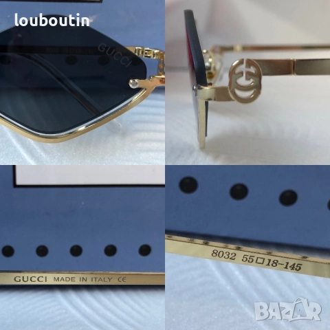 GUCCI 1:1 дамски слънчеви ромб очила 4 цвята , снимка 5 - Слънчеви и диоптрични очила - 52914951