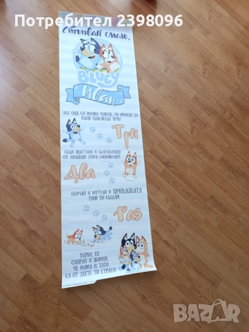 Пътека за прощапулник с името Иван и Бинго и Блуй, снимка 2 - Други - 51523202