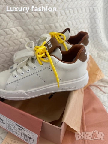 Дамски маратонки Miu Miu, снимка 4 - Маратонки - 52876000