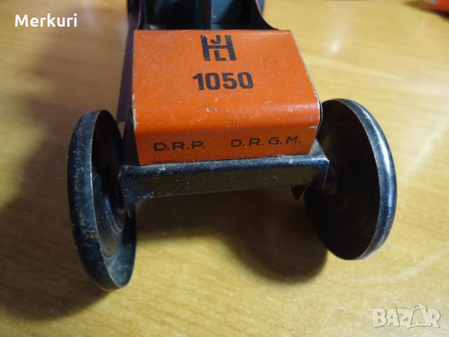 Стара много рядка ламаринена количка Hess Mobil 1050 JLH, снимка 7 - Колекции - 34637311